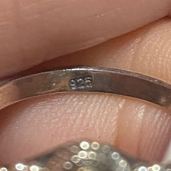 Ring Size 7.5 Tourmaline Green Sterling Silver 925 Women Semi-Precious Stone - Picture 12 of 12